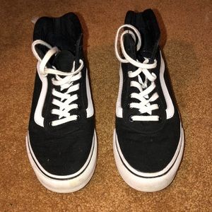 BLACK VANS HIGH TOP OLD SKOOL